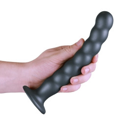 Ouch! Plug Beaded G-Spot L 20.5 x 3.2cm Gris